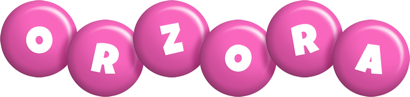 Orzora candy-pink logo