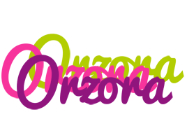 Orzora flowers logo