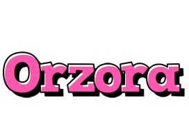 Orzora girlish logo