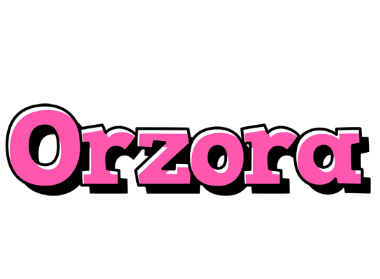 Orzora girlish logo