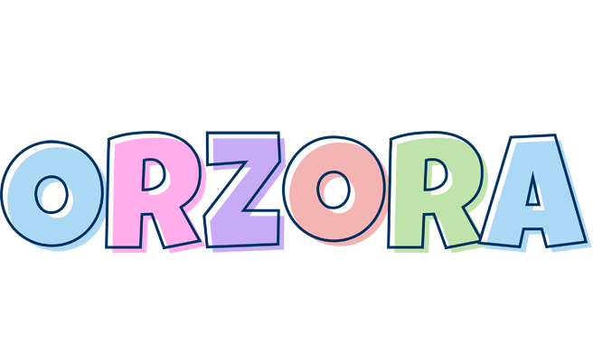 Orzora pastel logo