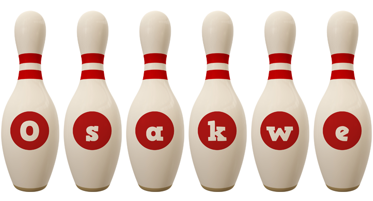 Osakwe bowling-pin logo