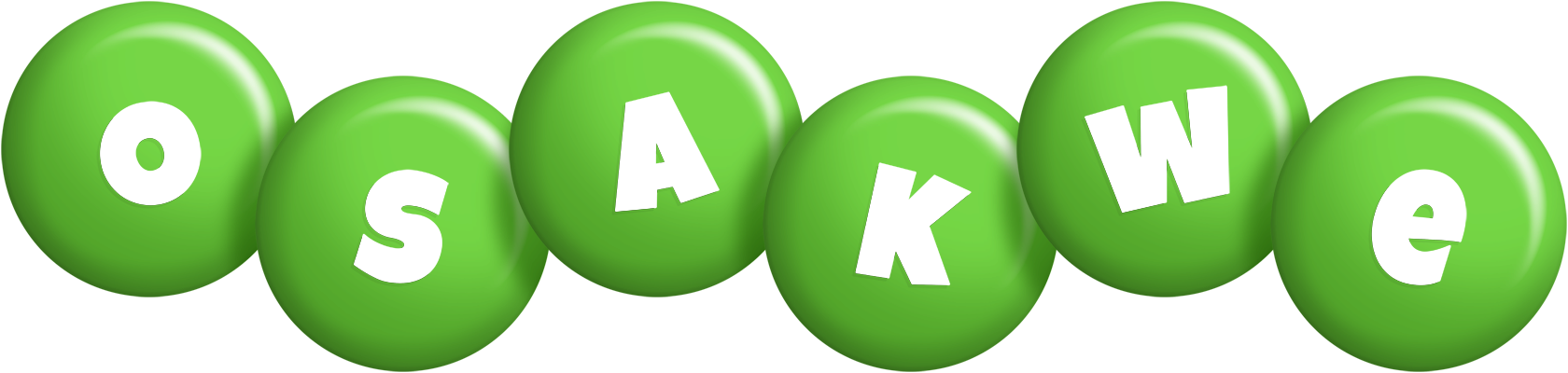 Osakwe candy-green logo