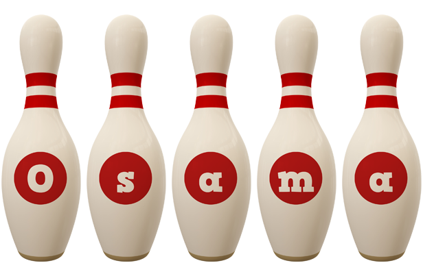 Osama bowling-pin logo
