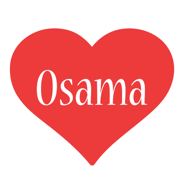 Osama love logo