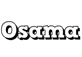 Osama snowing logo