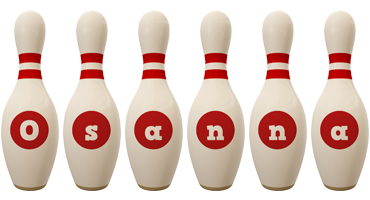 Osanna bowling-pin logo