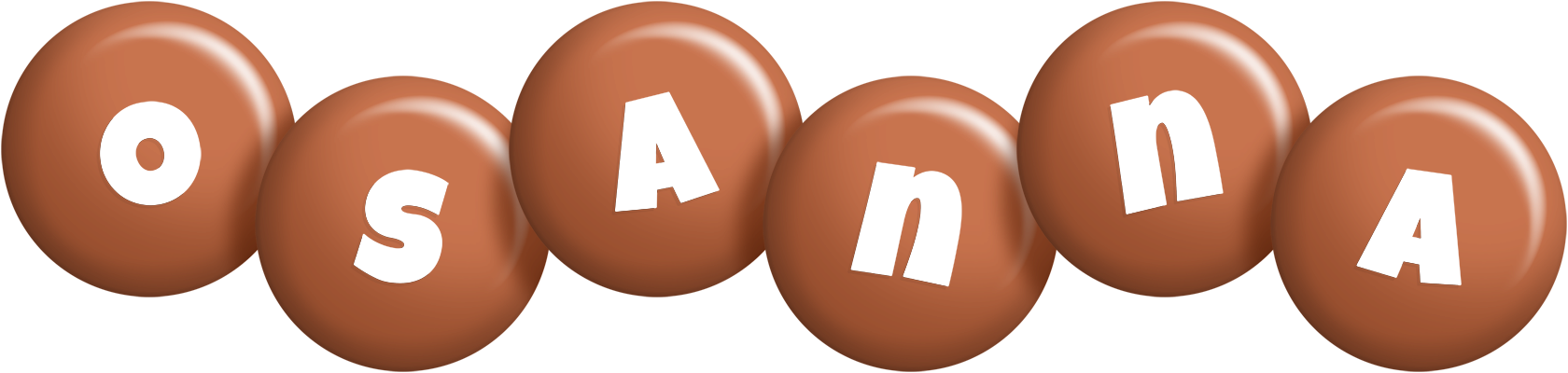 Osanna candy-brown logo
