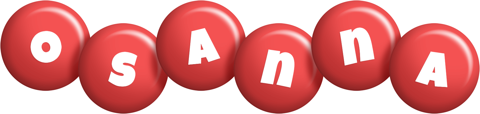 Osanna candy-red logo
