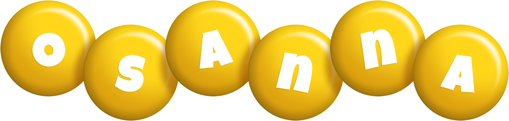 Osanna candy-yellow logo