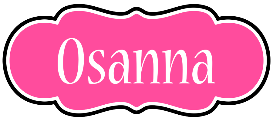 Osanna invitation logo