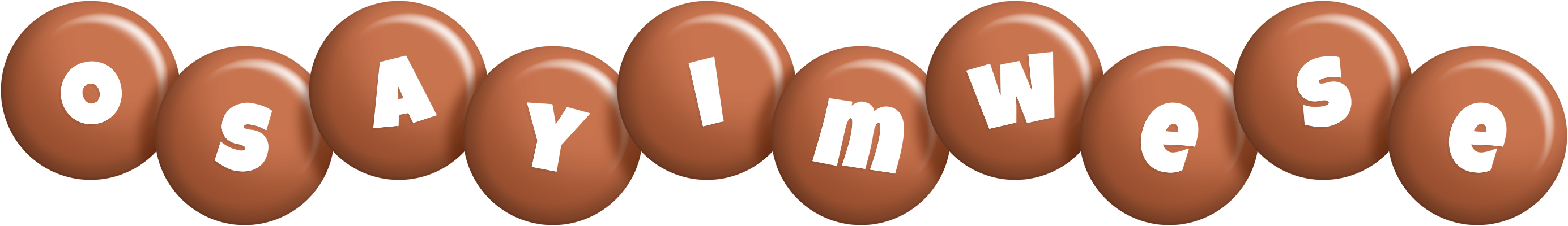 Osayimwese candy-brown logo