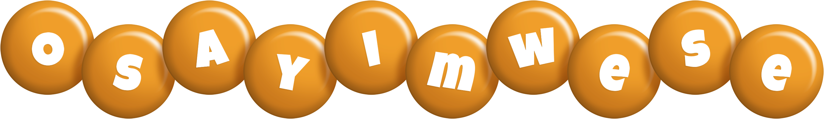 Osayimwese candy-orange logo