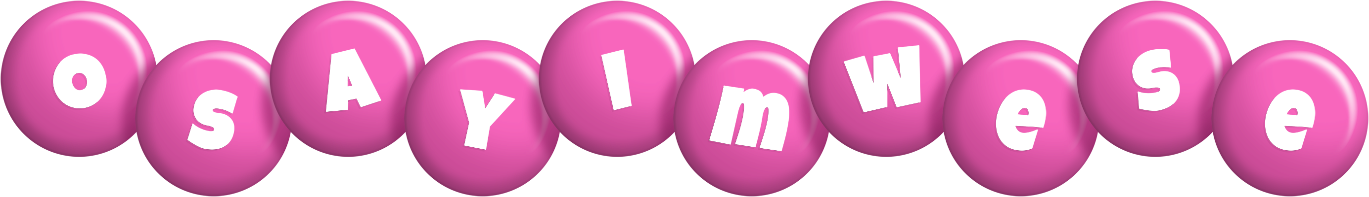 Osayimwese candy-pink logo