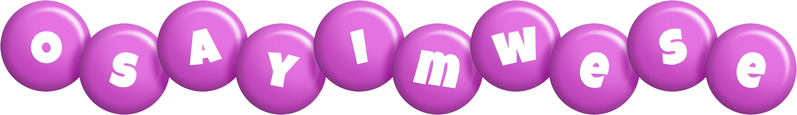 Osayimwese candy-purple logo