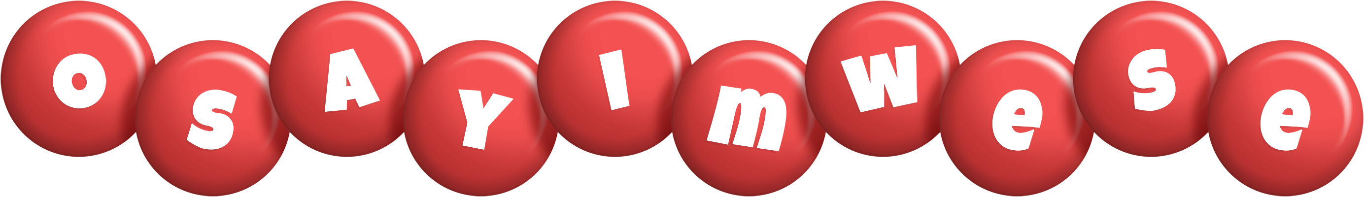 Osayimwese candy-red logo
