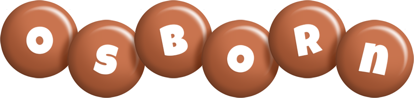 Osborn candy-brown logo