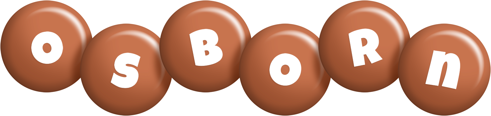 Osborn candy-brown logo