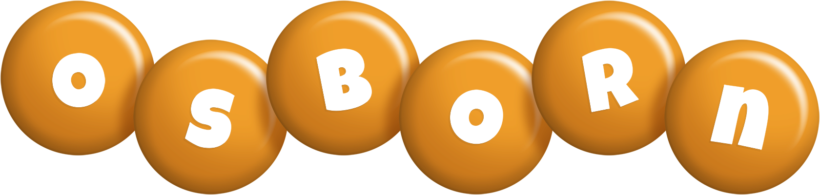 Osborn candy-orange logo