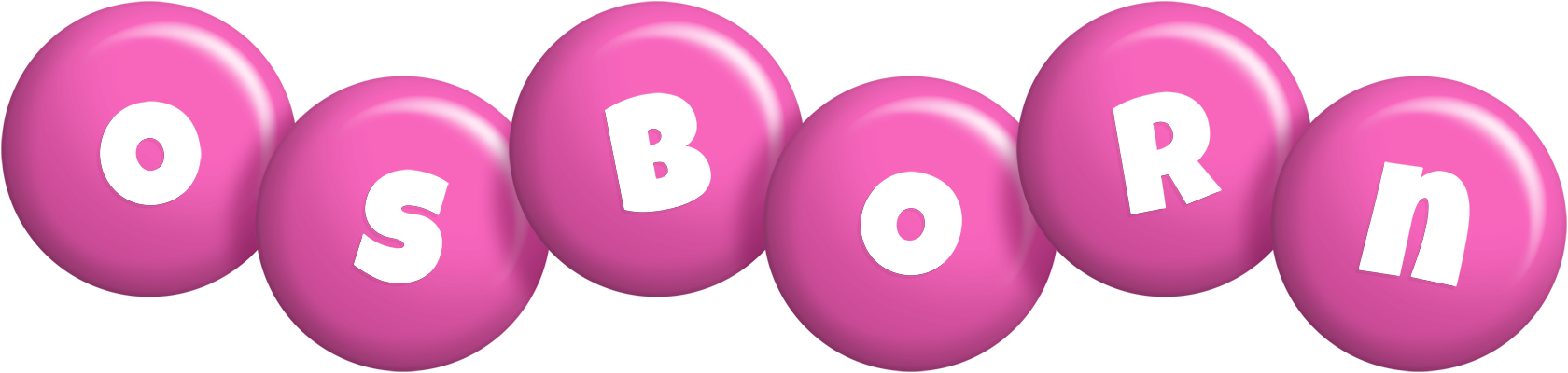 Osborn candy-pink logo