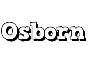 Osborn snowing logo