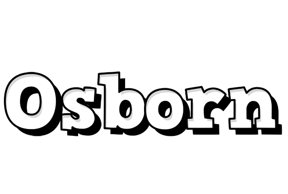 Osborn snowing logo