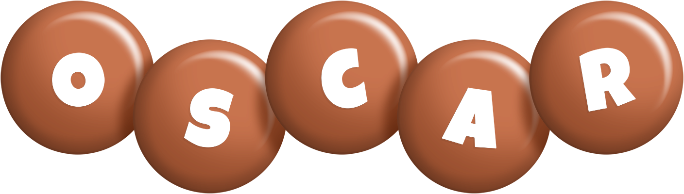 Oscar candy-brown logo