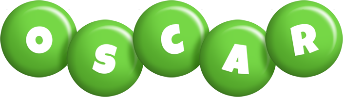 Oscar candy-green logo