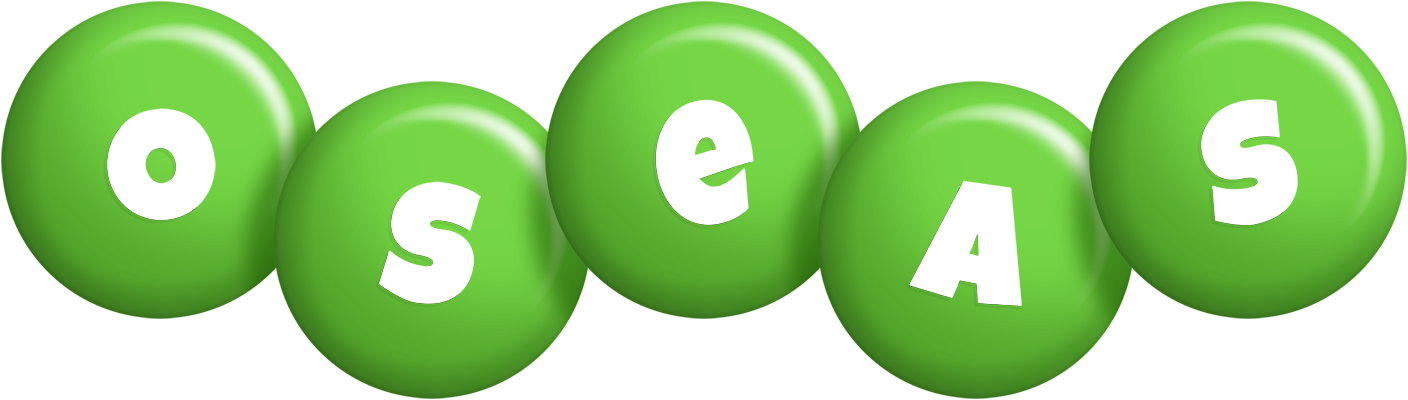 Oseas candy-green logo