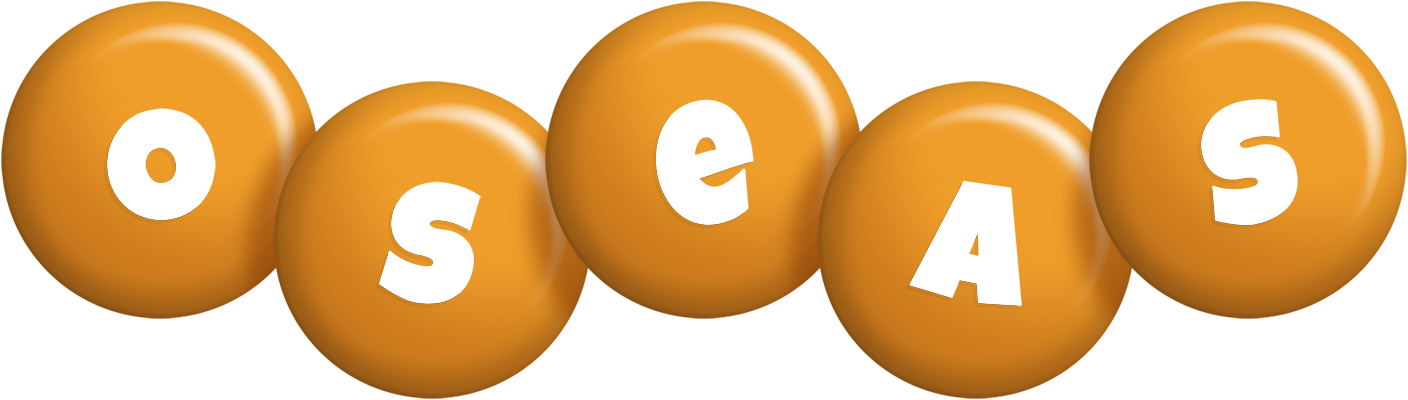 Oseas candy-orange logo