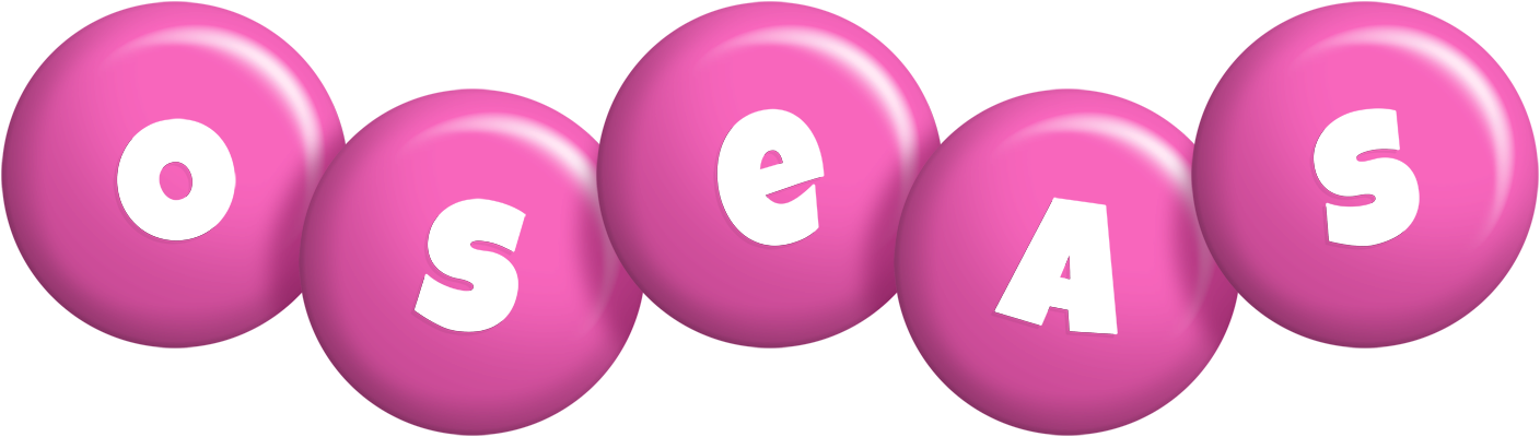 Oseas candy-pink logo