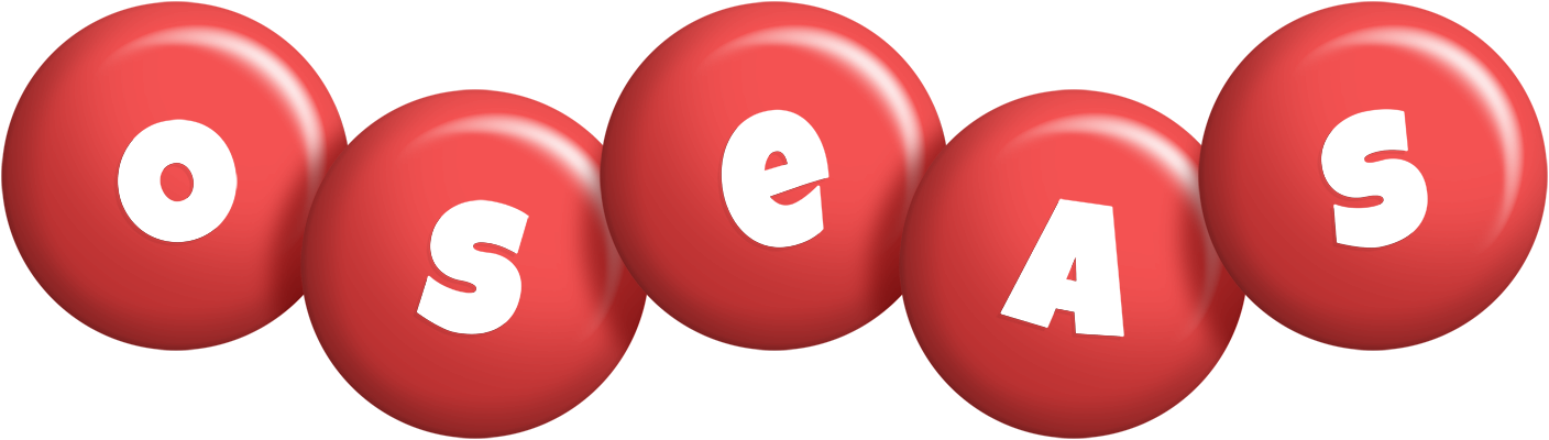 Oseas candy-red logo
