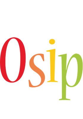 Osip birthday logo