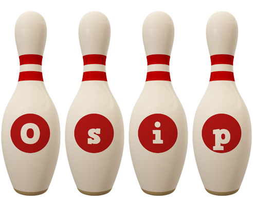 Osip bowling-pin logo