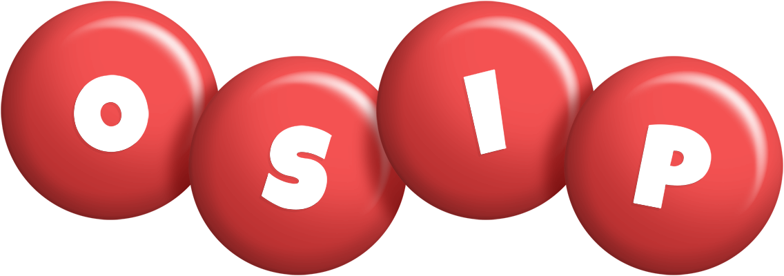 Osip candy-red logo