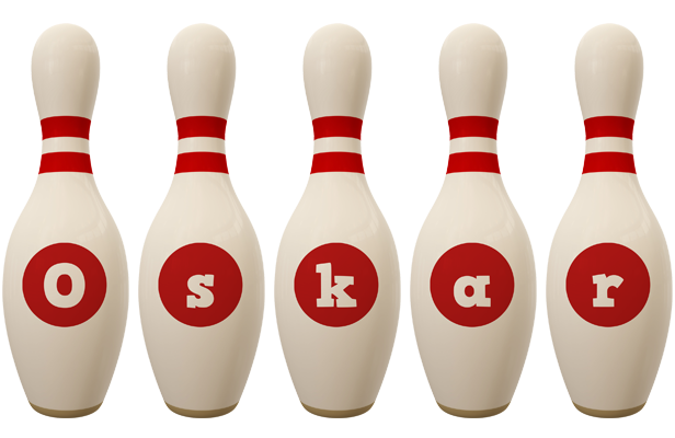 Oskar bowling-pin logo