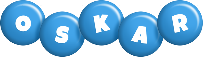 Oskar candy-blue logo