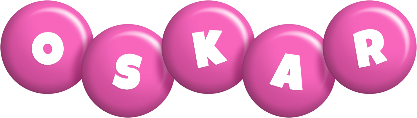 Oskar candy-pink logo