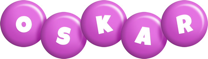 Oskar candy-purple logo