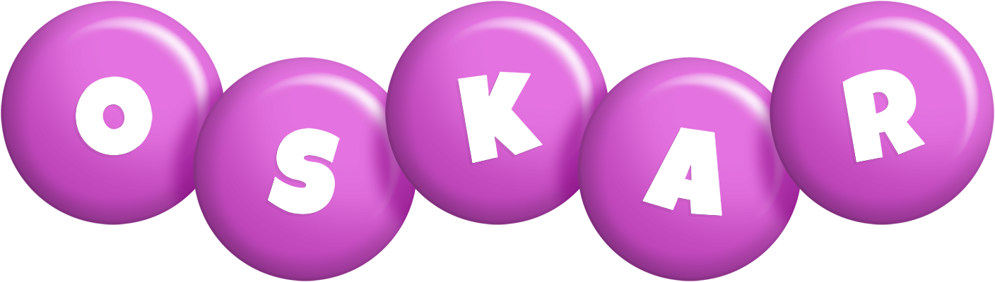 Oskar candy-purple logo