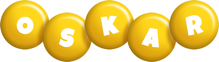 Oskar candy-yellow logo