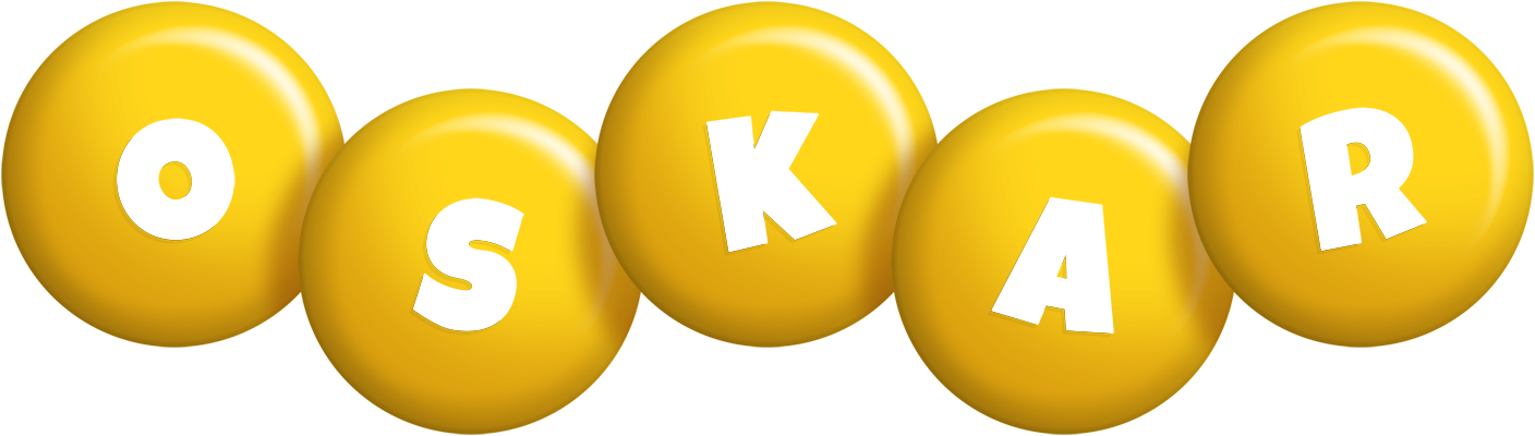 Oskar candy-yellow logo