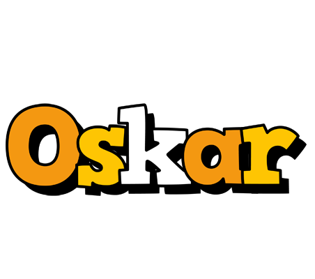 Oskar cartoon logo