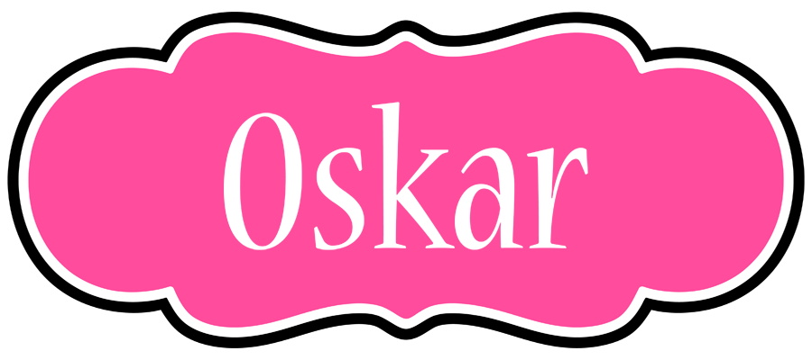 Oskar invitation logo