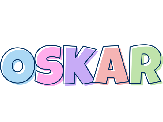 Oskar pastel logo