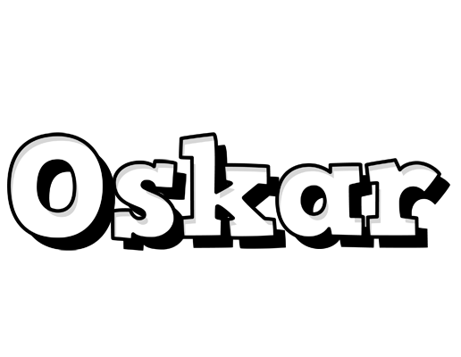 Oskar snowing logo
