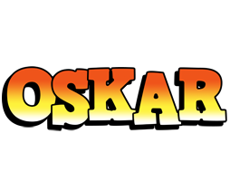 Oskar sunset logo