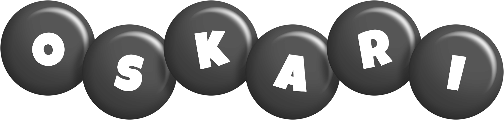 Oskari candy-black logo