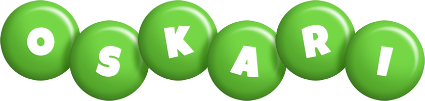 Oskari candy-green logo