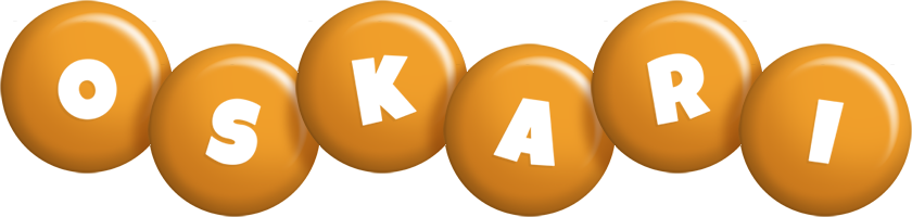 Oskari candy-orange logo